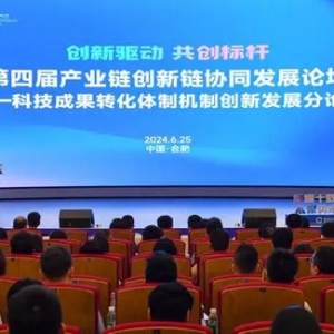 第四屆產(chǎn)業(yè)鏈創(chuàng)新鏈協(xié)同發(fā)展論壇——科技成果轉(zhuǎn)化體制機制創(chuàng)新發(fā)展分論壇召開