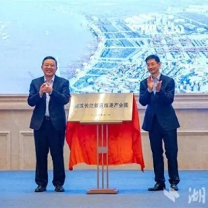 武漢長江新區(qū)臨港產(chǎn)業(yè)園揭牌